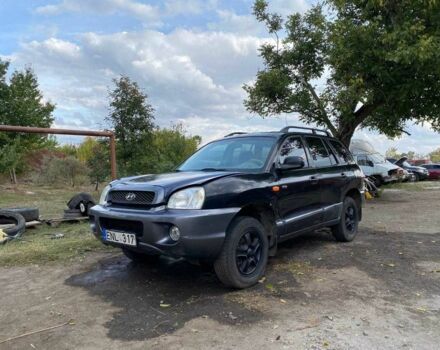 Чорний Хендай Санта Фе, об'ємом двигуна 2 л та пробігом 200 тис. км за 2850 $, фото 1 на Automoto.ua