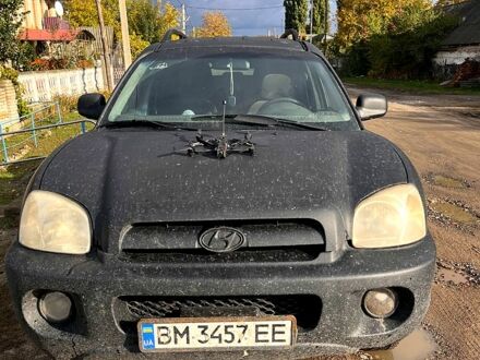 Хендай Санта Фе 2004 в Тростянце на Automoto.ua Черный Хендай Санта Фе, объемом двигателя 2 л и пробегом 38 тыс. км за 4000 $, фото 1 на Automoto.ua
