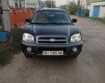 Чорний Хендай Санта Фе, об'ємом двигуна 2 л та пробігом 272 тис. км за 4300 $, фото 1 на Automoto.ua