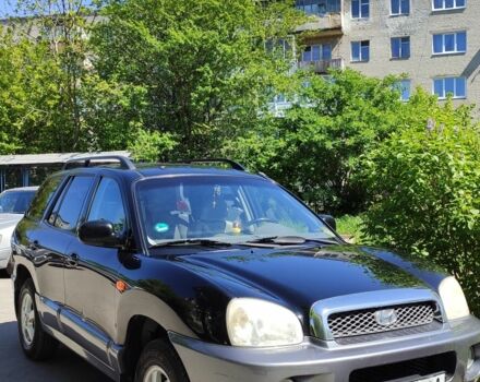 Чорний Хендай Санта Фе, об'ємом двигуна 2.4 л та пробігом 300 тис. км за 4000 $, фото 1 на Automoto.ua