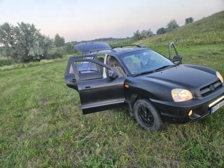 Хендай Санта Фе 2005 у Доброполье на Automoto.ua Чорний Хендай Санта Фе, об'ємом двигуна 2 л та пробігом 294 тис. км за 3342 $, фото 1 на Automoto.ua