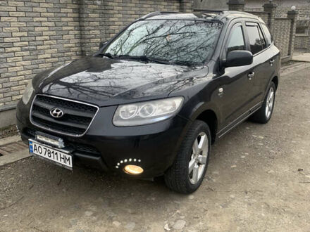Черный Хендай Санта Фе, объемом двигателя 2.2 л и пробегом 282 тыс. км за 8900 $, фото 1 на Automoto.ua