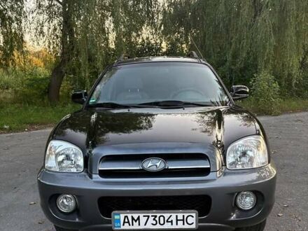 Хендай Санта Фе 2005 в Житомире на Automoto.ua Черный Хендай Санта Фе, объемом двигателя 2.4 л и пробегом 175 тыс. км за 6800 $, фото 1 на Automoto.ua