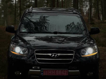 Черный Хендай Санта Фе, объемом двигателя 2.2 л и пробегом 218 тыс. км за 10350 $, фото 1 на Automoto.ua
