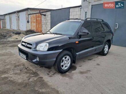Хендай Санта Фе 2006 у Глухове на Automoto.ua Чорний Хендай Санта Фе, об'ємом двигуна 2 л та пробігом 290 тис. км за 6700 $, фото 1 на Automoto.ua