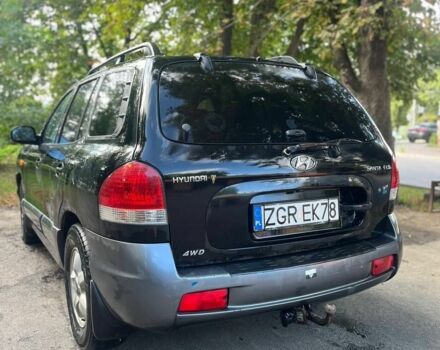 Чорний Хендай Санта Фе, об'ємом двигуна 2 л та пробігом 360 тис. км за 3700 $, фото 1 на Automoto.ua