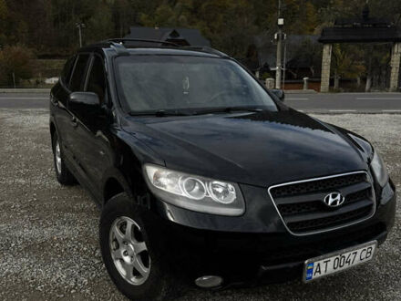 Черный Хендай Санта Фе, объемом двигателя 2.19 л и пробегом 174 тыс. км за 9500 $, фото 1 на Automoto.ua