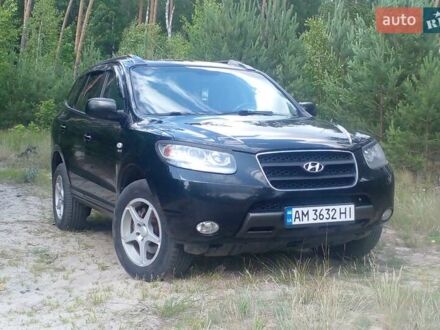 Хендай Санта Фе 2007 в Емильчином на Automoto.ua Черный Хендай Санта Фе, объемом двигателя 2.66 л и пробегом 245 тыс. км за 9000 $, фото 1 на Automoto.ua