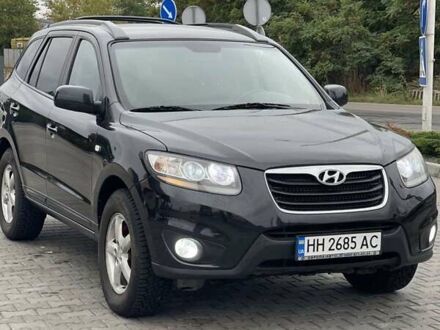 Черный Хендай Санта Фе, объемом двигателя 2.19 л и пробегом 290 тыс. км за 9300 $, фото 1 на Automoto.ua