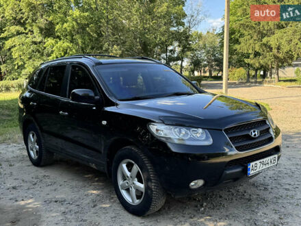 Хендай Санта Фе 2007 в Тульчине на Automoto.ua Черный Хендай Санта Фе, объемом двигателя 2.19 л и пробегом 192 тыс. км за 9599 $, фото 1 на Automoto.ua