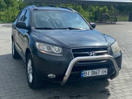 Хендай Санта Фе 2007 в Полтаве на Automoto.ua Черный Хендай Санта Фе, объемом двигателя 2.2 л и пробегом 330 тыс. км за 6376 $, фото 1 на Automoto.ua