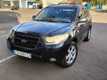 Хендай Санта Фе 2007 в Корюковке на Automoto.ua Черный Хендай Санта Фе, объемом двигателя 2.2 л и пробегом 276 тыс. км за 9000 $, фото 1 на Automoto.ua