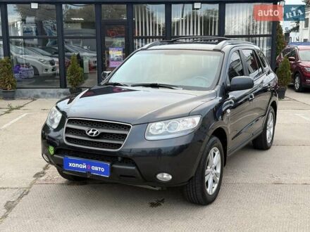 Черный Хендай Санта Фе, объемом двигателя 2.2 л и пробегом 274 тыс. км за 10700 $, фото 1 на Automoto.ua