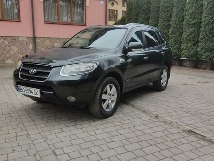 Черный Хендай Санта Фе, объемом двигателя 2.2 л и пробегом 232 тыс. км за 8950 $, фото 1 на Automoto.ua