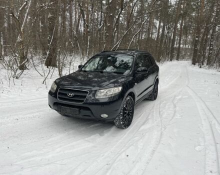 Черный Хендай Санта Фе, объемом двигателя 2.2 л и пробегом 200 тыс. км за 5700 $, фото 1 на Automoto.ua