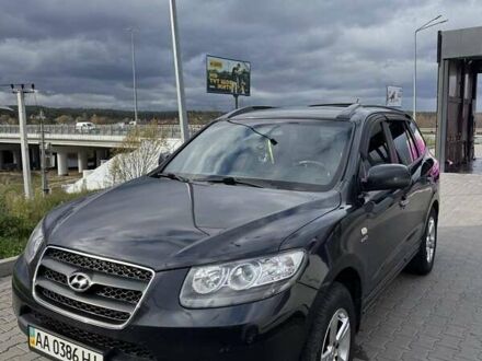 Черный Хендай Санта Фе, объемом двигателя 2.19 л и пробегом 194 тыс. км за 12100 $, фото 1 на Automoto.ua