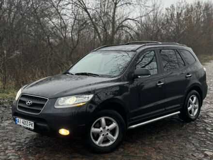 Черный Хендай Санта Фе, объемом двигателя 2.2 л и пробегом 180 тыс. км за 9800 $, фото 1 на Automoto.ua