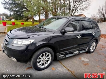 Черный Хендай Санта Фе, объемом двигателя 2.2 л и пробегом 220 тыс. км за 12000 $, фото 1 на Automoto.ua