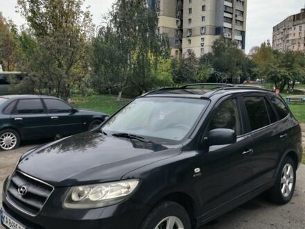 Черный Хендай Санта Фе, объемом двигателя 2.2 л и пробегом 198 тыс. км за 7500 $, фото 1 на Automoto.ua