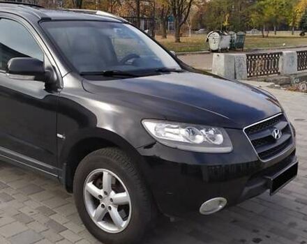 Черный Хендай Санта Фе, объемом двигателя 2.19 л и пробегом 208 тыс. км за 9200 $, фото 1 на Automoto.ua
