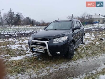 Черный Хендай Санта Фе, объемом двигателя 2.19 л и пробегом 198 тыс. км за 10900 $, фото 1 на Automoto.ua