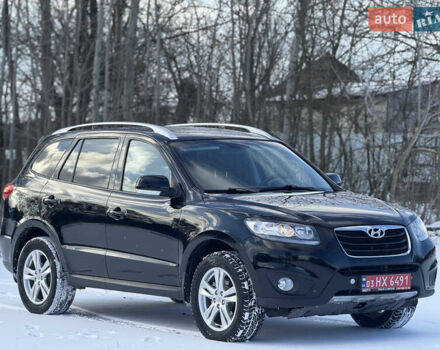 Черный Хендай Санта Фе, объемом двигателя 2.2 л и пробегом 221 тыс. км за 12199 $, фото 1 на Automoto.ua