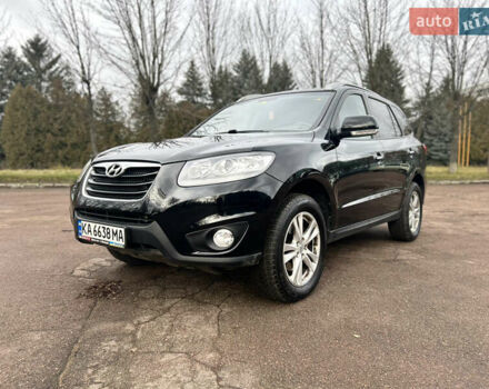 Черный Хендай Санта Фе, объемом двигателя 2.2 л и пробегом 161 тыс. км за 12399 $, фото 1 на Automoto.ua