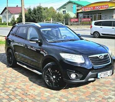 Черный Хендай Санта Фе, объемом двигателя 2.2 л и пробегом 224 тыс. км за 13200 $, фото 1 на Automoto.ua