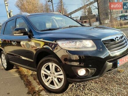 Черный Хендай Санта Фе, объемом двигателя 2.2 л и пробегом 249 тыс. км за 13650 $, фото 1 на Automoto.ua
