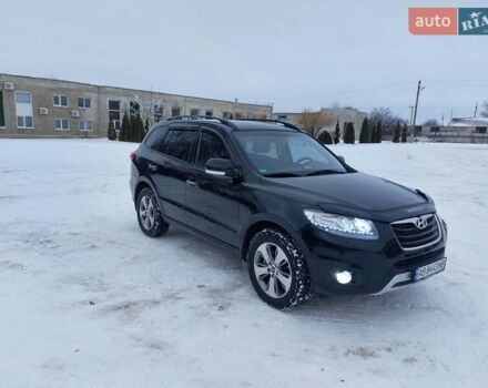 Черный Хендай Санта Фе, объемом двигателя 2.2 л и пробегом 211 тыс. км за 13500 $, фото 1 на Automoto.ua