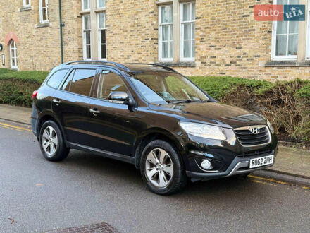 Черный Хендай Санта Фе, объемом двигателя 2.2 л и пробегом 155 тыс. км за 4500 $, фото 1 на Automoto.ua