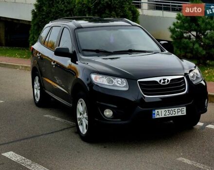 Чорний Хендай Санта Фе, об'ємом двигуна 2.4 л та пробігом 221 тис. км за 11500 $, фото 1 на Automoto.ua