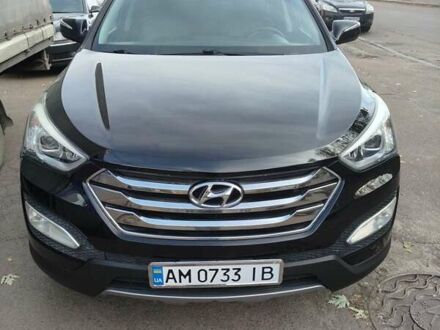 Черный Хендай Санта Фе, объемом двигателя 2.36 л и пробегом 170 тыс. км за 14200 $, фото 1 на Automoto.ua