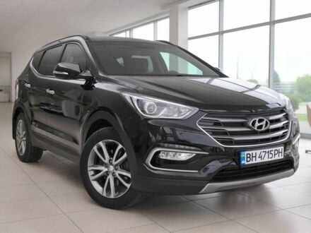 Черный Хендай Санта Фе, объемом двигателя 2.4 л и пробегом 181 тыс. км за 13300 $, фото 1 на Automoto.ua