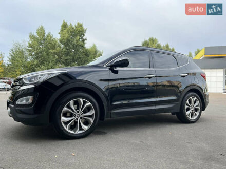 Черный Хендай Санта Фе, объемом двигателя 2.2 л и пробегом 154 тыс. км за 18600 $, фото 1 на Automoto.ua