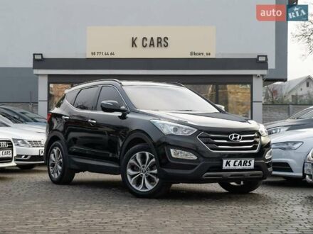 Черный Хендай Санта Фе, объемом двигателя 2 л и пробегом 173 тыс. км за 15800 $, фото 1 на Automoto.ua