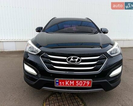 Черный Хендай Санта Фе, объемом двигателя 2 л и пробегом 211 тыс. км за 17200 $, фото 1 на Automoto.ua