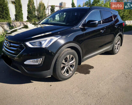 Черный Хендай Санта Фе, объемом двигателя 2.2 л и пробегом 225 тыс. км за 17000 $, фото 1 на Automoto.ua