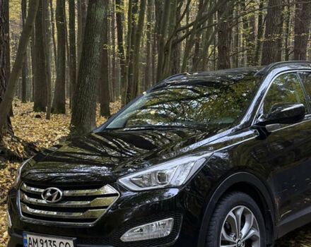 Черный Хендай Санта Фе, объемом двигателя 2.2 л и пробегом 94 тыс. км за 19000 $, фото 1 на Automoto.ua