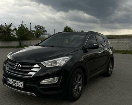 Черный Хендай Санта Фе, объемом двигателя 2.2 л и пробегом 220 тыс. км за 16200 $, фото 1 на Automoto.ua