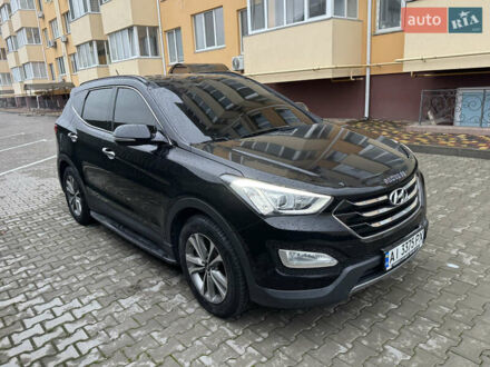 Чорний Хендай Санта Фе, об'ємом двигуна 2 л та пробігом 180 тис. км за 18200 $, фото 1 на Automoto.ua