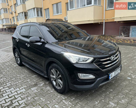 Черный Хендай Санта Фе, объемом двигателя 2 л и пробегом 180 тыс. км за 18200 $, фото 1 на Automoto.ua