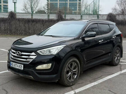 Черный Хендай Санта Фе, объемом двигателя 2.35 л и пробегом 135 тыс. км за 16900 $, фото 1 на Automoto.ua
