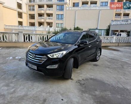 Черный Хендай Санта Фе, объемом двигателя 2.2 л и пробегом 153 тыс. км за 18000 $, фото 1 на Automoto.ua
