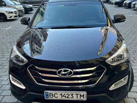 Черный Хендай Санта Фе, объемом двигателя 2 л и пробегом 126 тыс. км за 17500 $, фото 1 на Automoto.ua