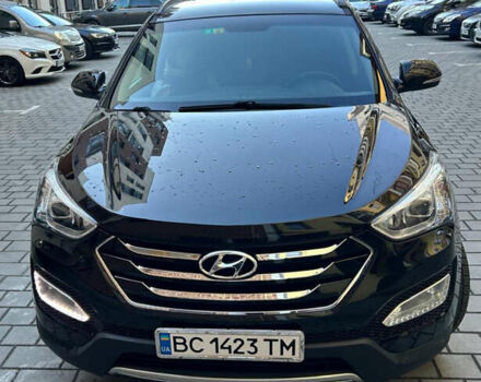 Чорний Хендай Санта Фе, об'ємом двигуна 2 л та пробігом 126 тис. км за 17500 $, фото 1 на Automoto.ua