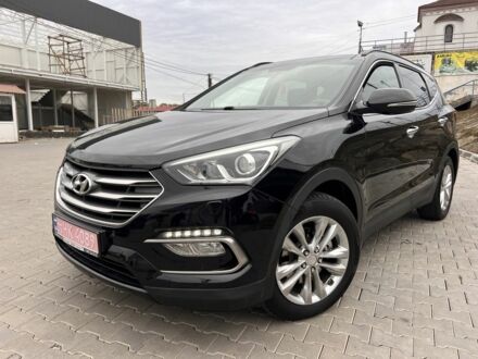 Черный Хендай Санта Фе, объемом двигателя 2.2 л и пробегом 215 тыс. км за 22900 $, фото 1 на Automoto.ua