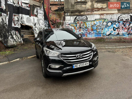 Чорний Хендай Санта Фе, об'ємом двигуна 2 л та пробігом 175 тис. км за 19950 $, фото 1 на Automoto.ua