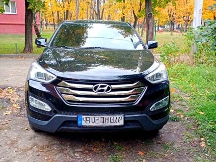 Черный Хендай Санта Фе, объемом двигателя 2.4 л и пробегом 140 тыс. км за 13500 $, фото 1 на Automoto.ua