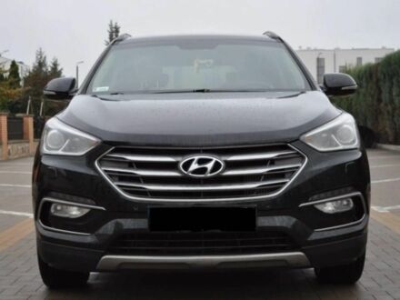 Черный Хендай Санта Фе, объемом двигателя 2 л и пробегом 100 тыс. км за 8300 $, фото 1 на Automoto.ua